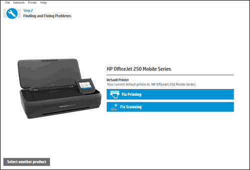 HP Print and Scan Doctor validazione stampante fallita