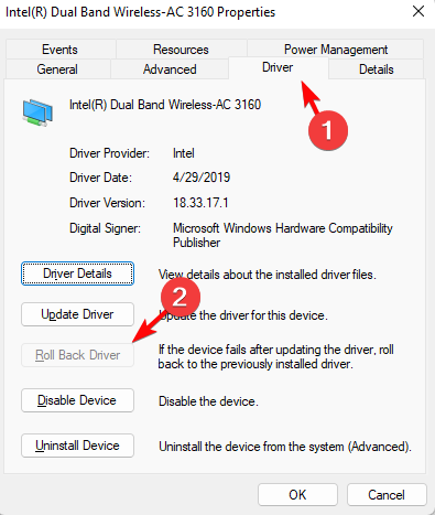 Roll Back Driver