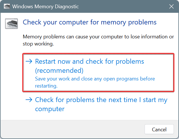 Diagnostic de mémoire pour corriger REF_UNKNOWN_LOGON_SESSION