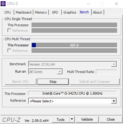 CPU-Z 스트레스 체크