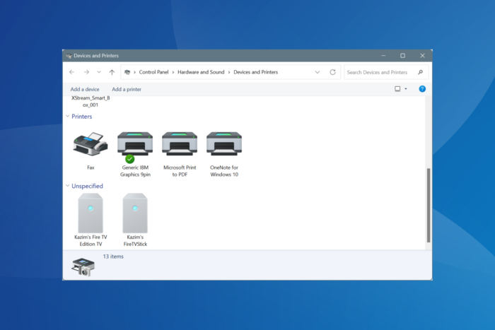 dispositivos e impressoras congelados windows 10