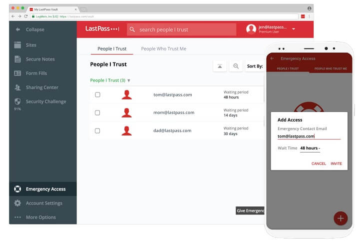 lastpass premium