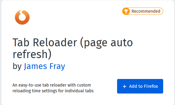 tab reloader firefox browser aktualisieren