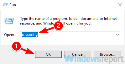 msconfig exécuter dialogue exécuter en tant qu'administrateur non fonctionnel