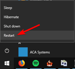 Desinstalar controladores de Nvidia en Windows 10 reiniciar el sistema