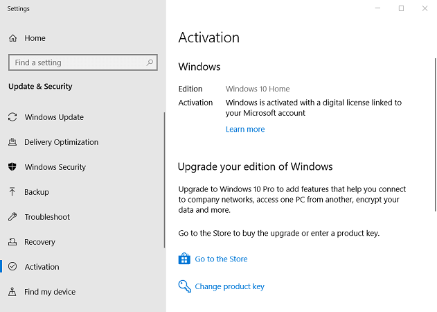 활성화 탭 Windows 활성화 오류 0xc004f063