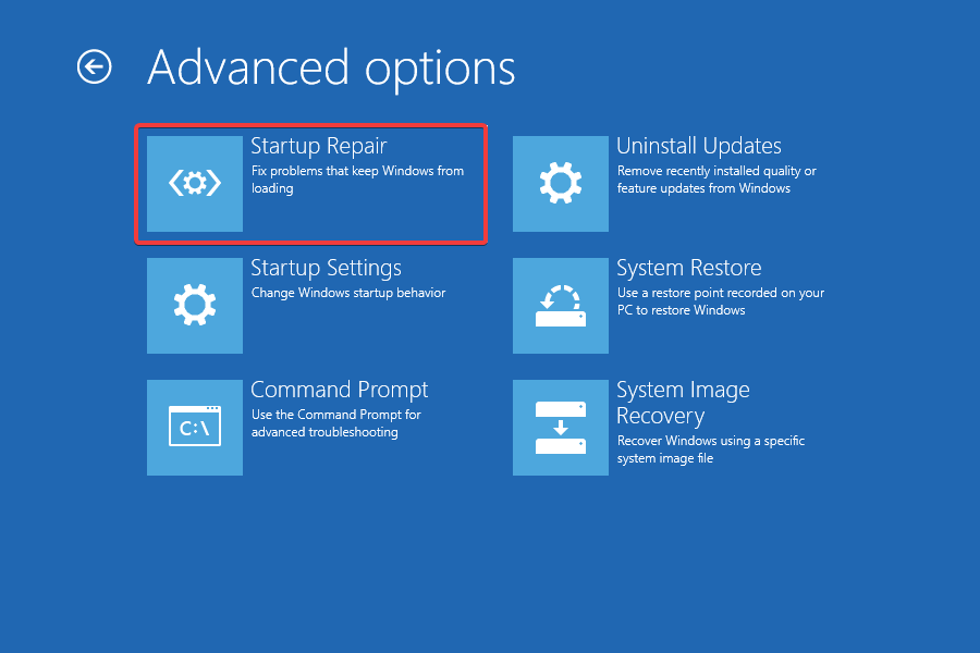 Réparation de démarrage pour corriger la restauration du système Windows 11 prenant beaucoup de temps