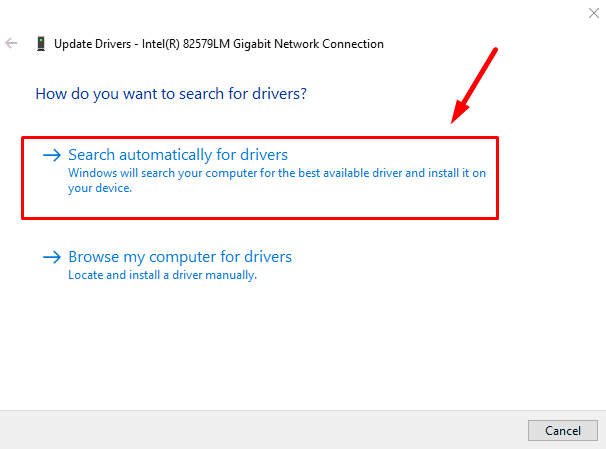 Pesquisar automaticamente por drivers