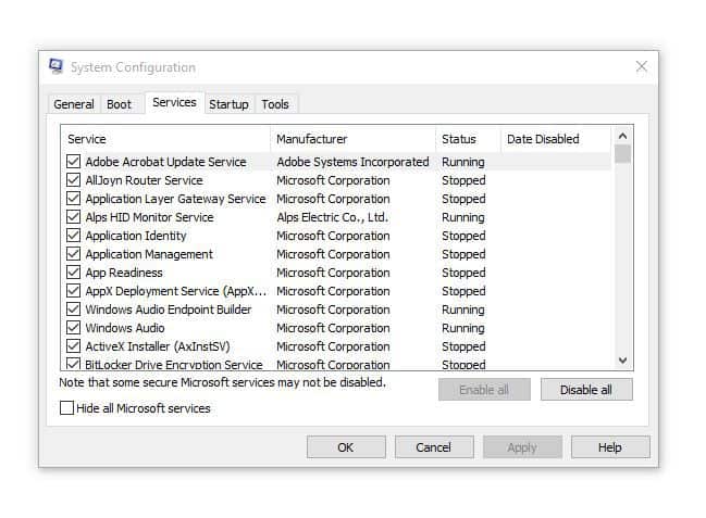 get no files on desktop Windows 10