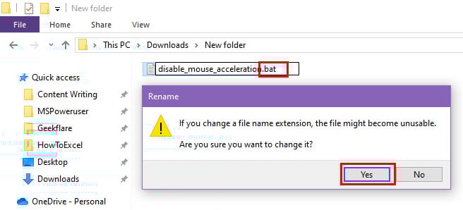 change to bat