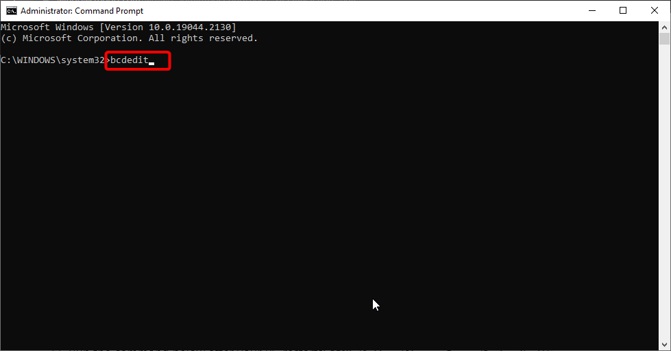 bcdedit critical process died