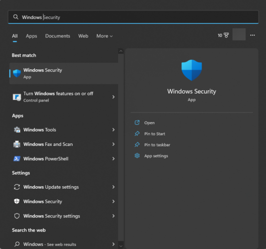 Segurança do Windows aberta - Corrompimento de Estrutura Crítica no Windows 11