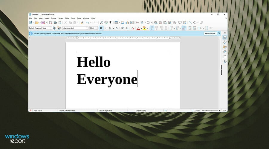 libre office