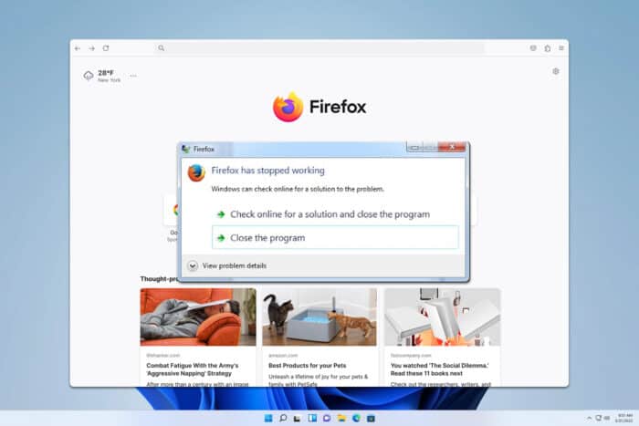 сбой firefox аннотация graphicscriticalerror