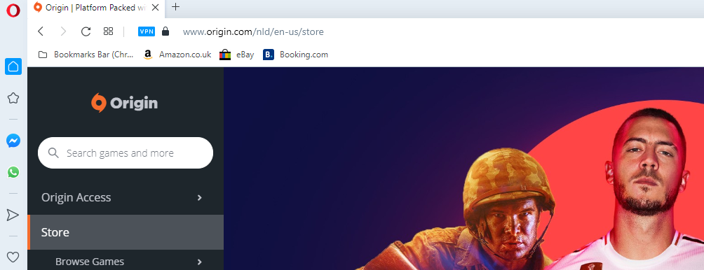 origin online store in opera