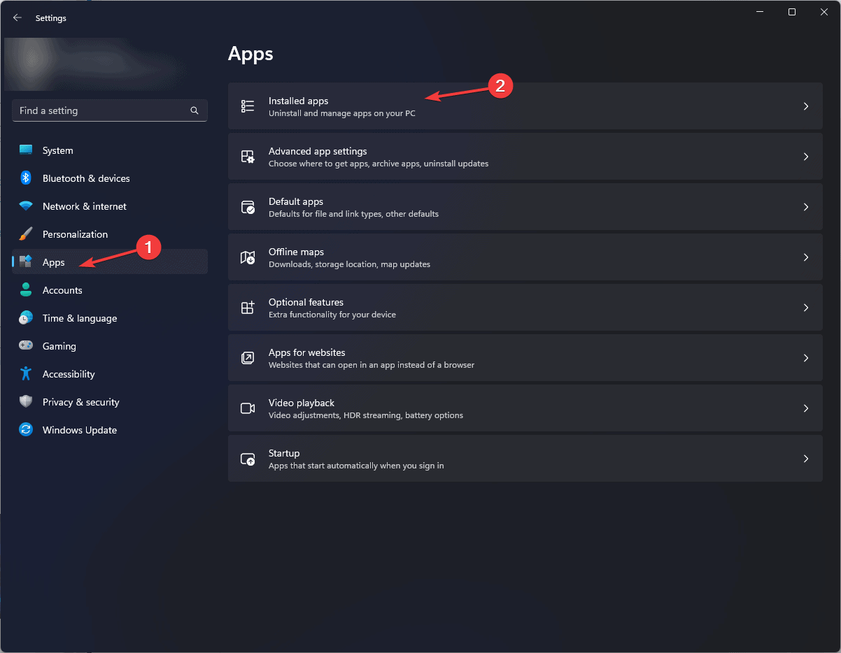 Apps - インストールされたアプリ エラーコード42 ディズニープラス