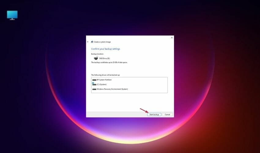 iniciar backup windows 11