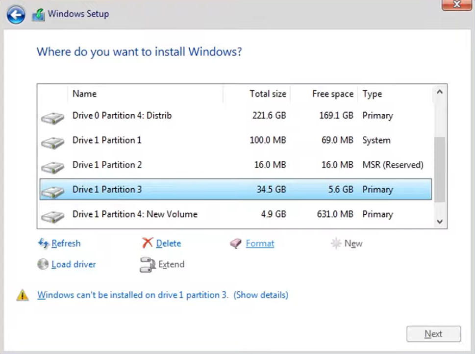 install Windows on New SSD Without USB