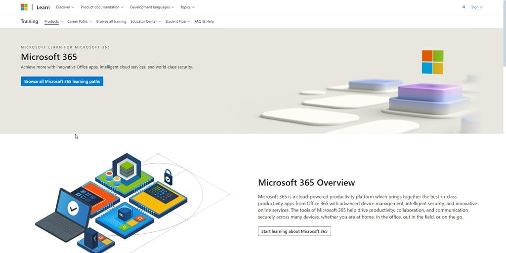 Microsoft Learn 포털 사용하기