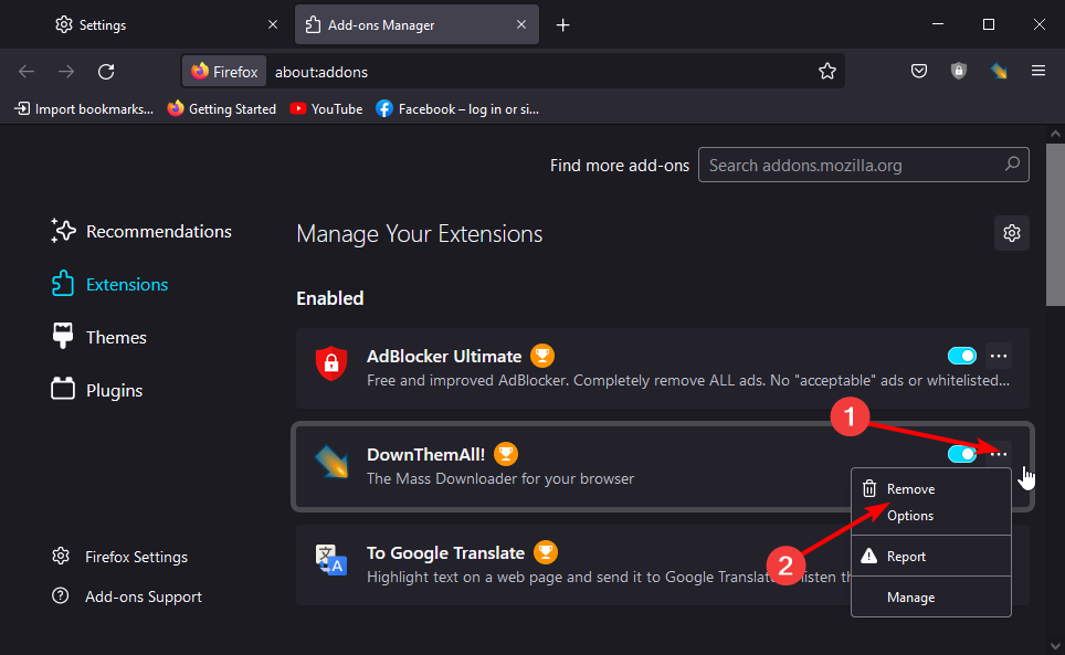 extension more