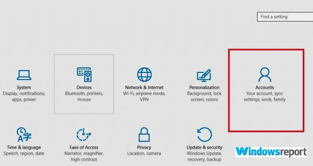 account l'account utente è attualmente disabilitato e non può essere utilizzato