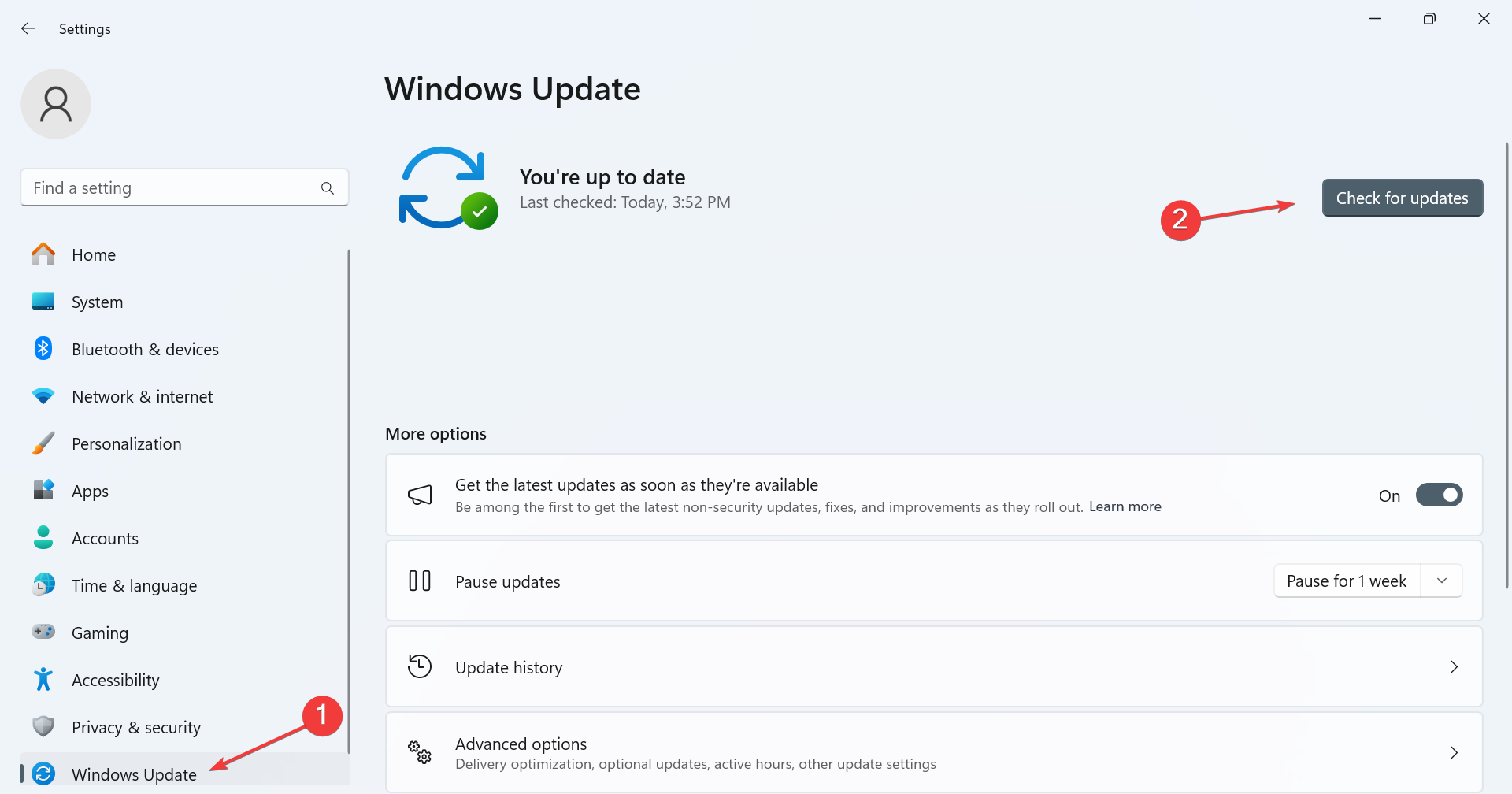 aggiorna windows per risolvere services.msc il parametro è incorretto