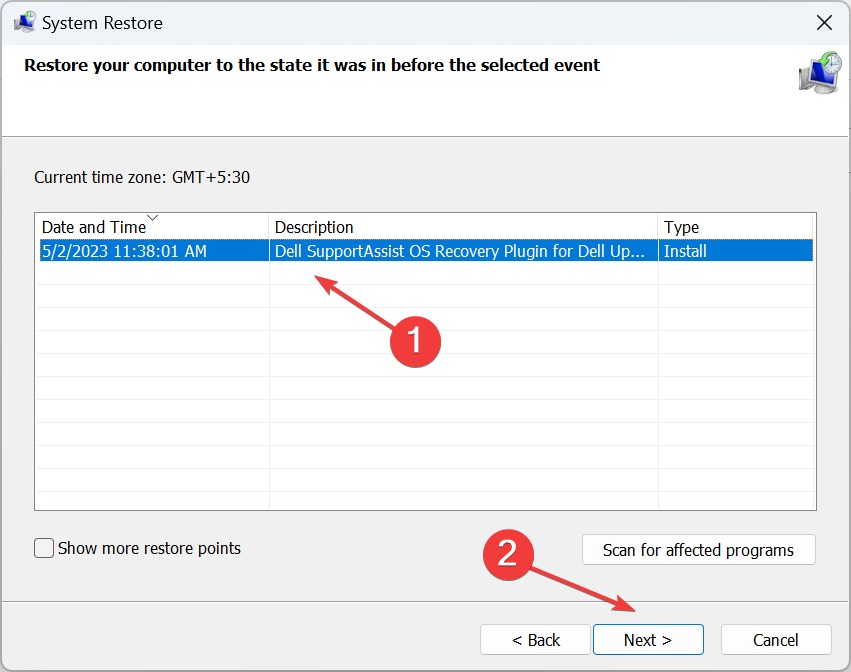 restore to fix websites opening automatically in Chrome