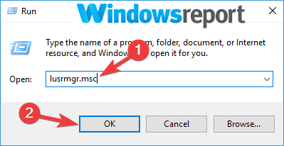 lusrmgr.msc l'utente non può accedere perché questo account è attualmente disabilitato windows 10