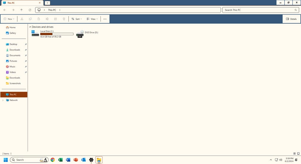 Thèmes de contraste dans Windows 11