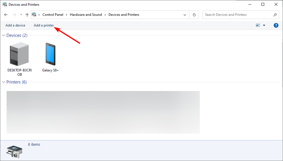 add a printer driver unavailable
