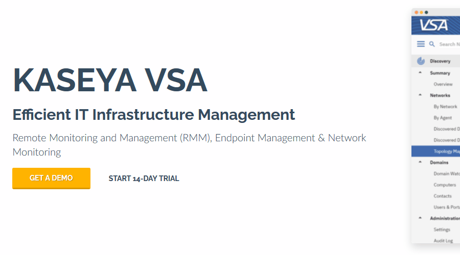 Kaseya VSA outils de surveillance snmp