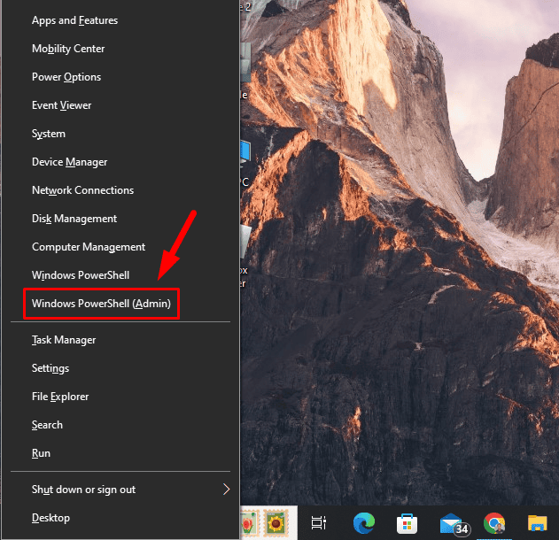 Windows PowerShell (Admin)