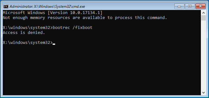 bootrec error