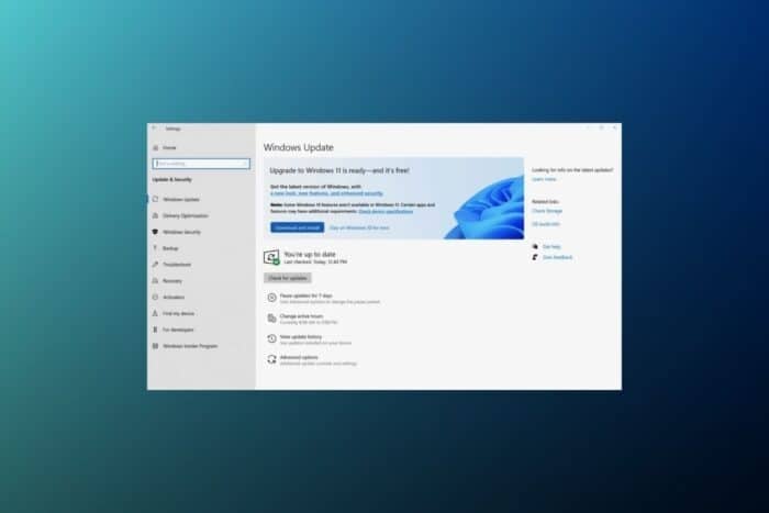 forzare aggiornamento windows 11