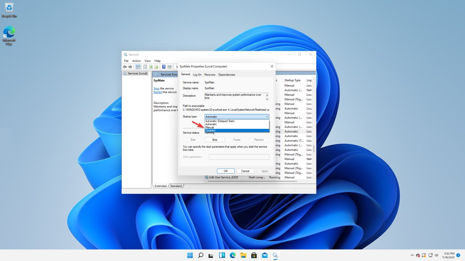 disabled high ram usage windows 11