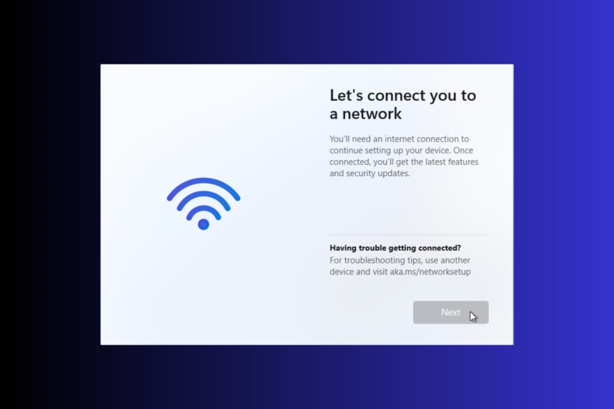 Correction Bloqué sur "Connectons-vous à un réseau" sur Windows 11