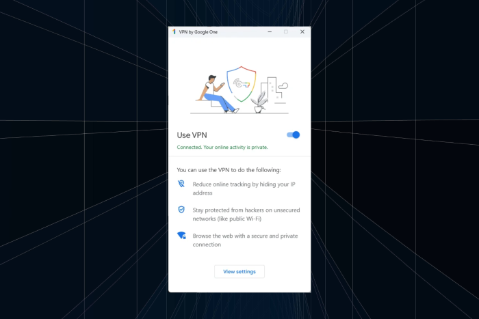 google one vpn 자동으로 DNS 변경