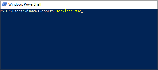 powershell services windows