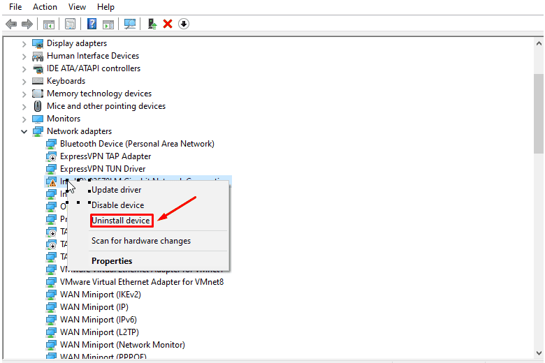 Uninstall device