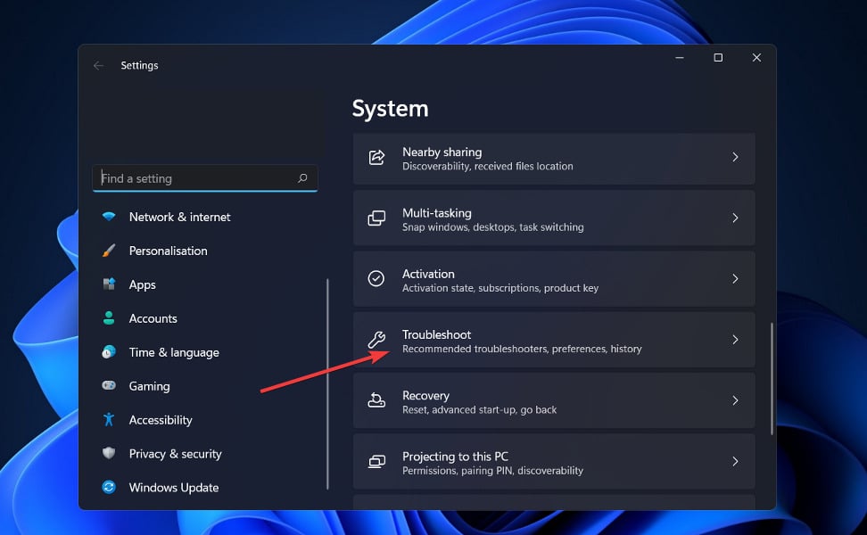 troubleshoot-menu microsoft store is blocked
