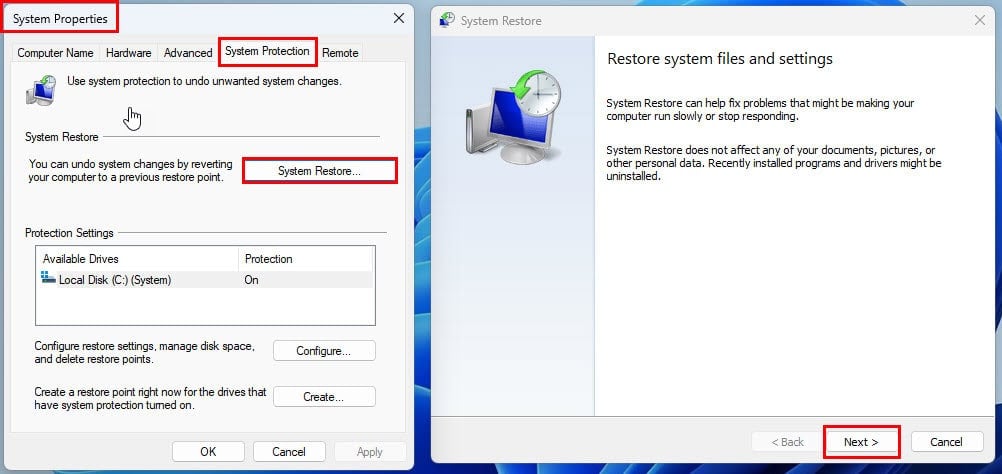 System Restore