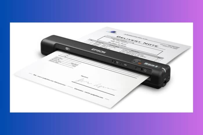 Epson WorkForce ES-60W 휴대용 스캐너 작동하지 않음 해결 방법
