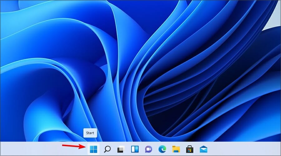 start button taskbar