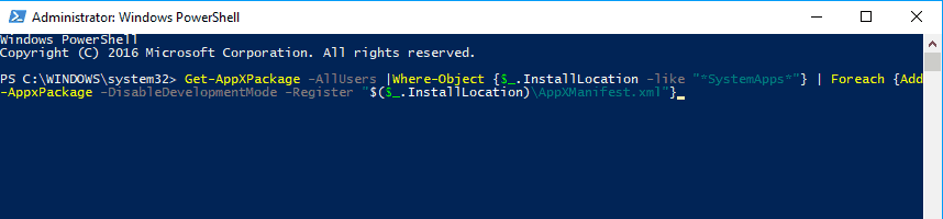 Corrupted user file