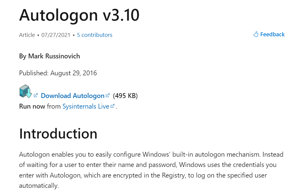 autologon