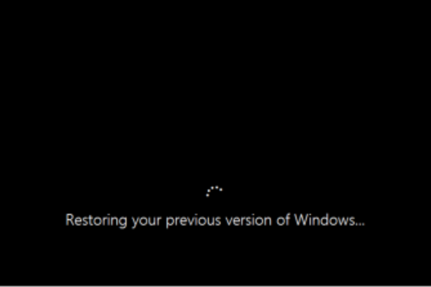 ripristinare la tua versione precedente di windows in un loop di avvio