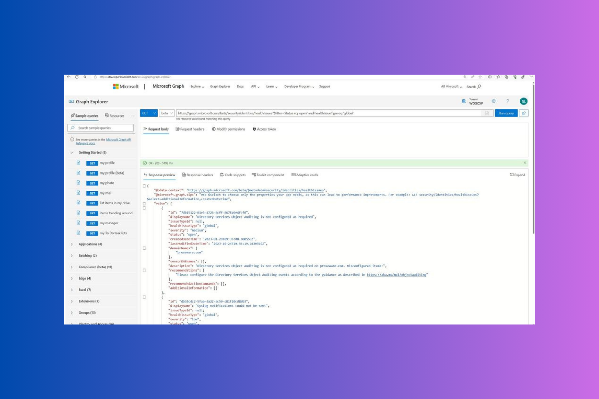 Microsoft presenta Defender para la API de alerta de salud de identidad: Mejora la integración y la respuesta de seguridad
