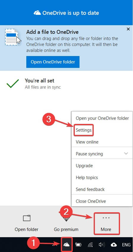 desativar onedrive no windows 10