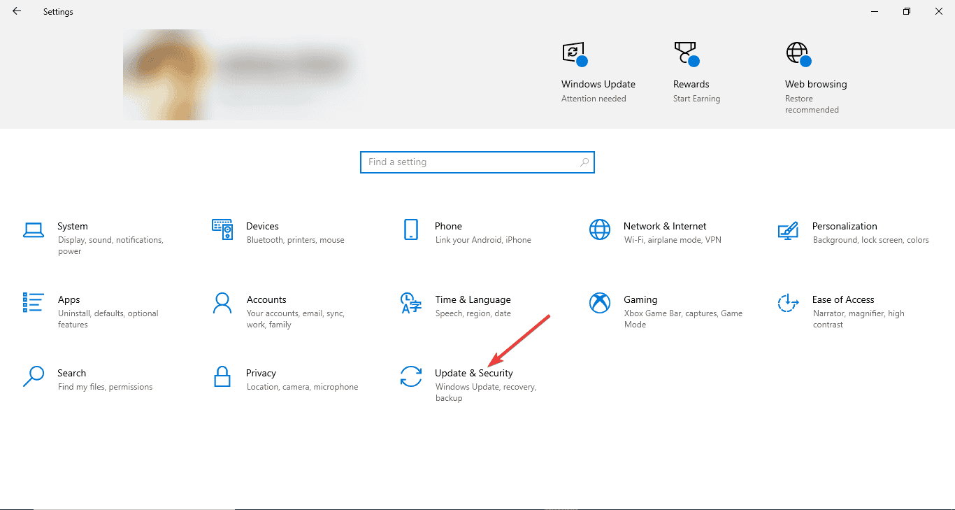 Atualização e Segurança - atualizar da versão de 32 bits para 64 bits do windows 10