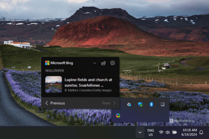 bing fondo de escritorio no cambia